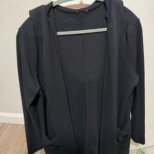 Cardigan with Hood & Pockets